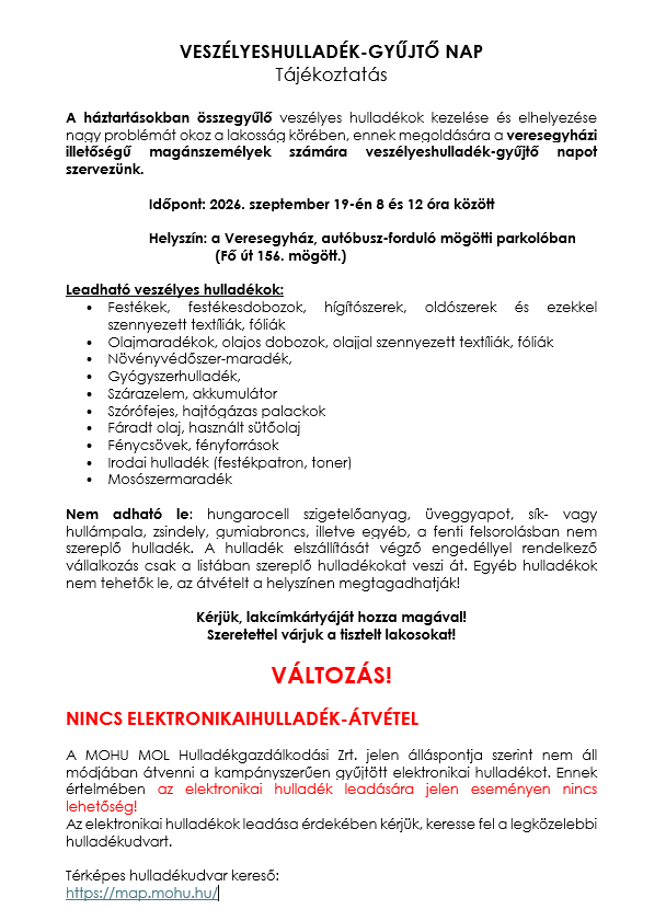 veszélyes hulladék