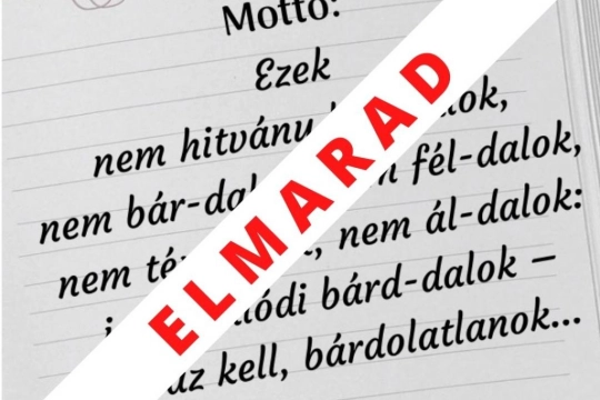 A vers örökkön fiatal - elmarad