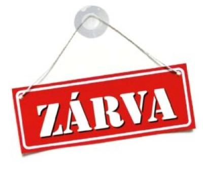 Rendkívüli zárva tartás