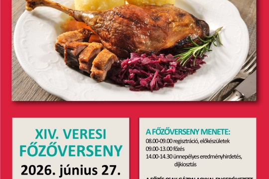 Főzőverseny plakát 2026