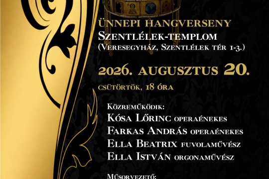 Ünnepi hangverseny plakát