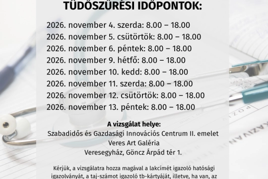 TÜDŐSZŰRÉS